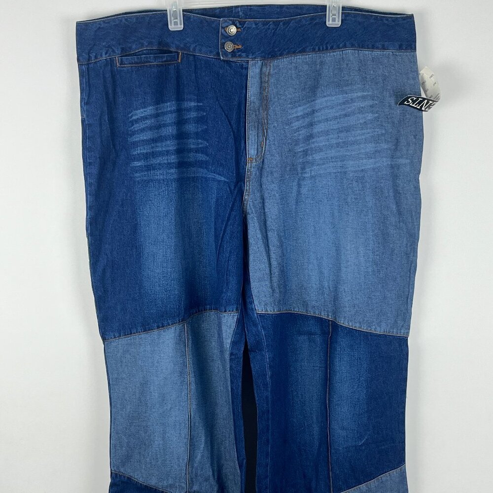 Moments Jeans Size 22W Blue Denim Waist 46in Inseam 33in Rise 15in 100% Cotton